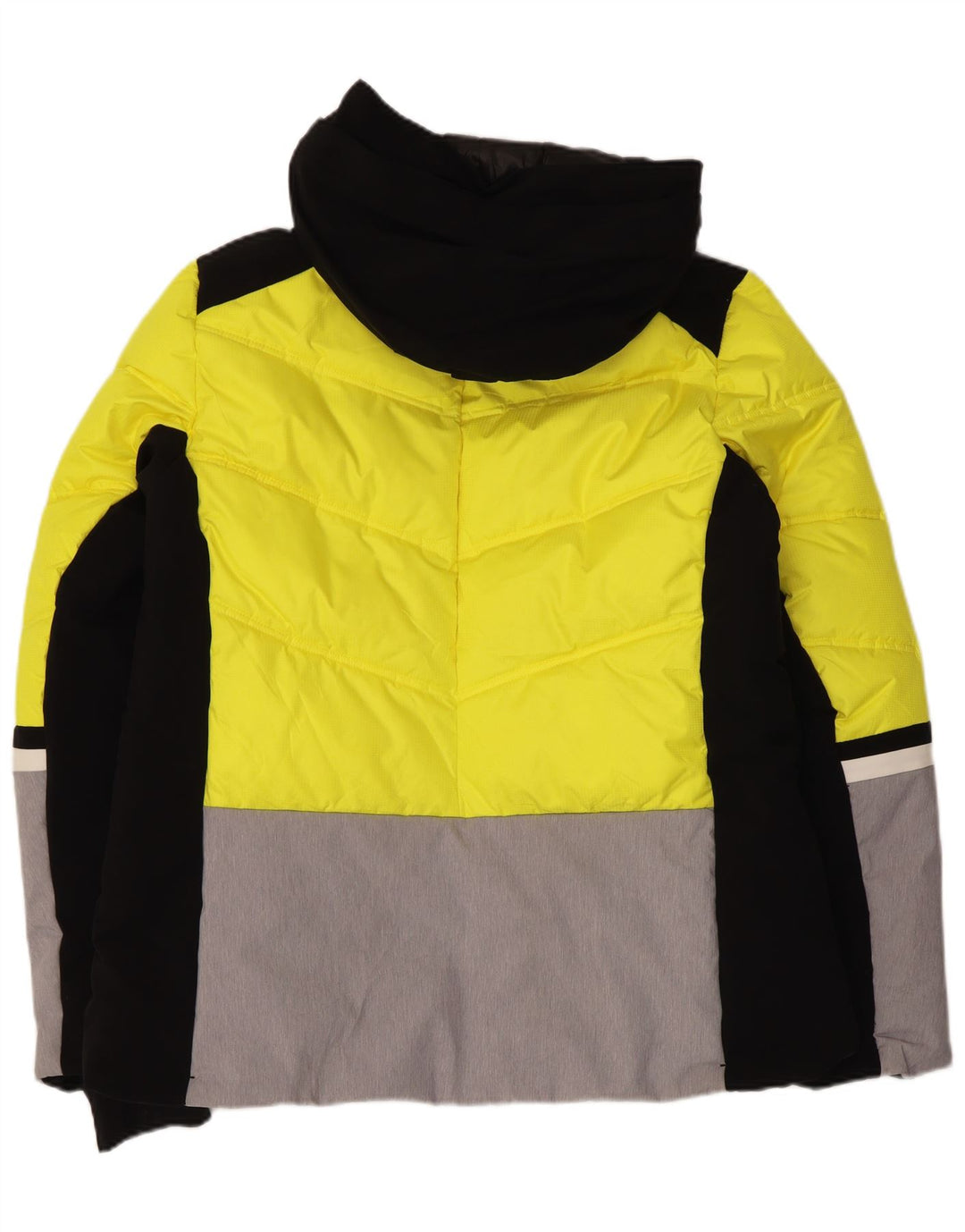 Icepeak Herre hættepolstret jakke UK 38 Medium Yellow Colourblock