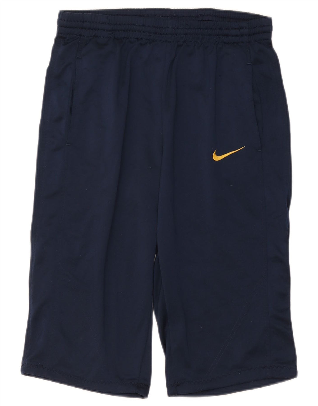 NIKE Bermuda sportsshorts til mænd UK 38/40 Medium marineblå polyester