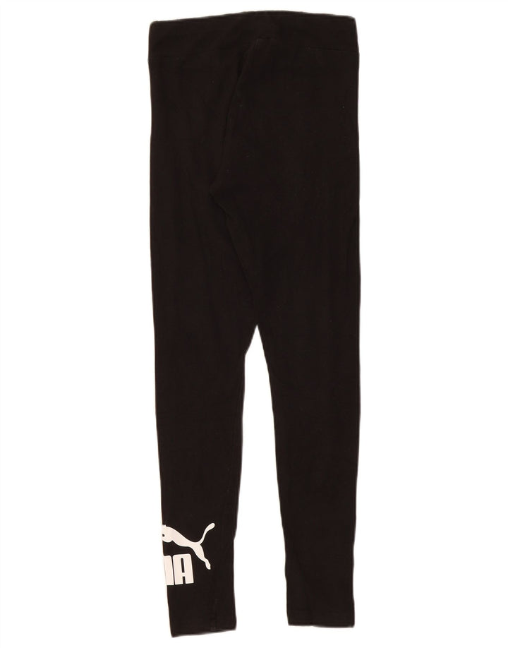 Puma Grafiske Leggings til kvinder UK 8 Lille Sort