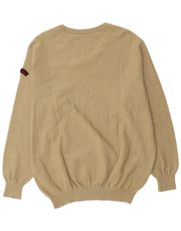 Les Copains Herre V-hals sweater IT 56 XL Beige