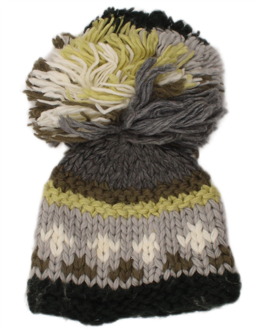 United Colors of Benetton Dame Bobble Hat Lille flerfarvet vinter