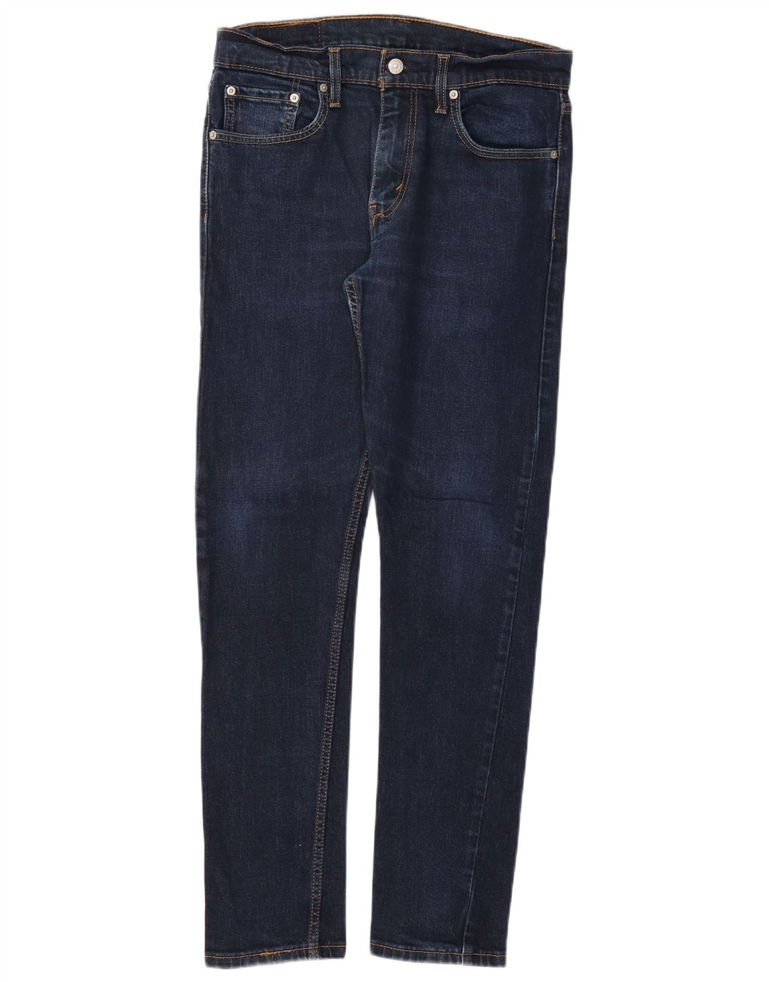 LEVI'S Herre 512 Slim Tapered Jeans W32 L32 Marineblå Bomuld