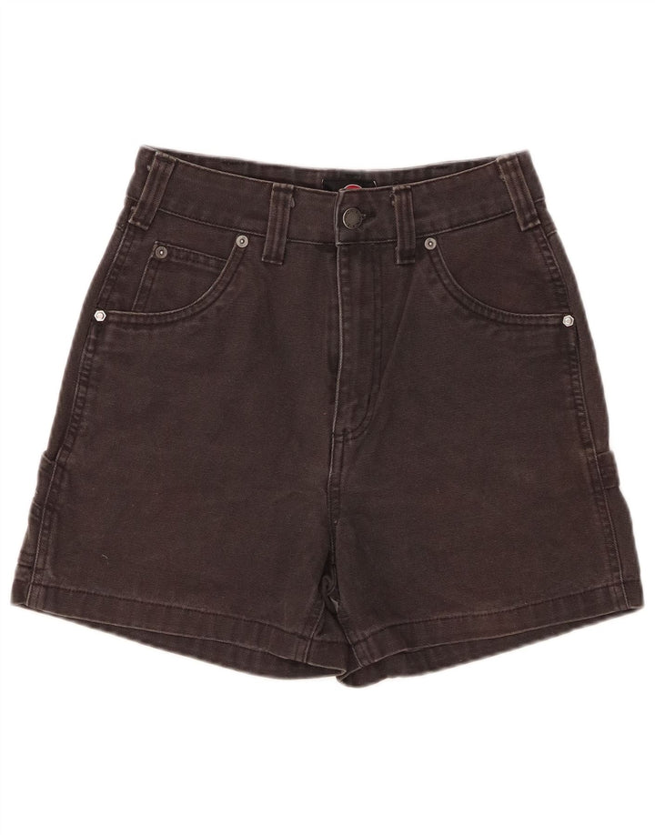 Dickies Dame højtaljede Cargo Shorts W26 Small Black Bomuld