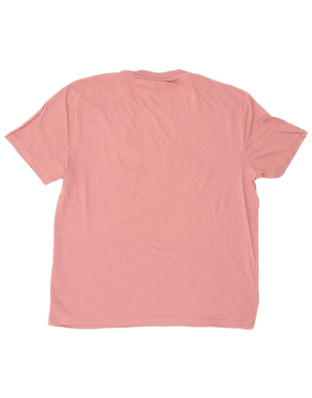 CALVIN KLEIN Dame grafisk T-shirt Top UK 18 XL Pink Bomuld
