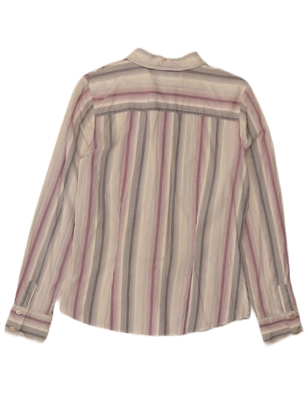 Calvin Klein Dameskjorte UK 14 Medium Flerfarvet Stribet Bomuld