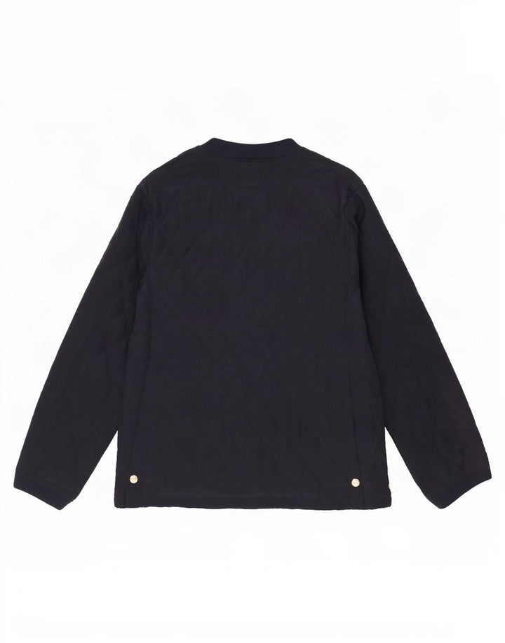 Husky Dame Quiltet Jakke UK 12 Medium Navy Blue Polyester
