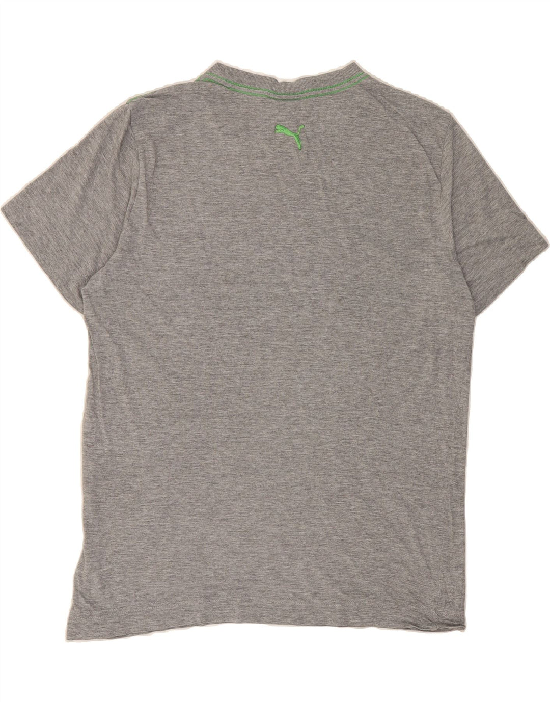 PUMA Mens Graphic T-Shirt Top Medium Grey Cotton Vintage Puma and Second-Hand Puma from Messina Hembry 