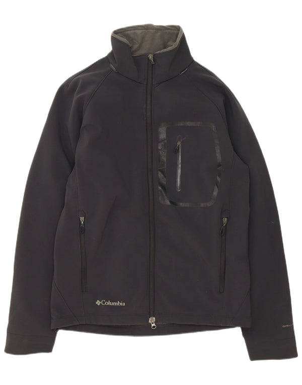 Columbia Mens Titanium Windbreaker Jacket UK 38 Medium Sort Polyester