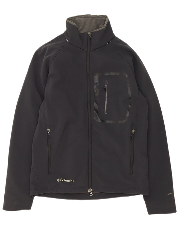Columbia Mens Titanium Windbreaker Jacket UK 38 Medium Sort Polyester