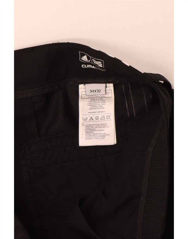 Adidas Herre Climacool Straight Chino Bukser W34 L32 Sort Polyester