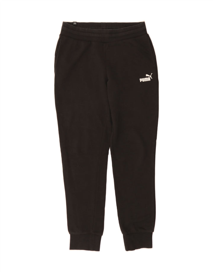 PUMA Womens Tracksuit Trousers Joggers UK 10 Small Black Vintage Puma and Second-Hand Puma from Messina Hembry 