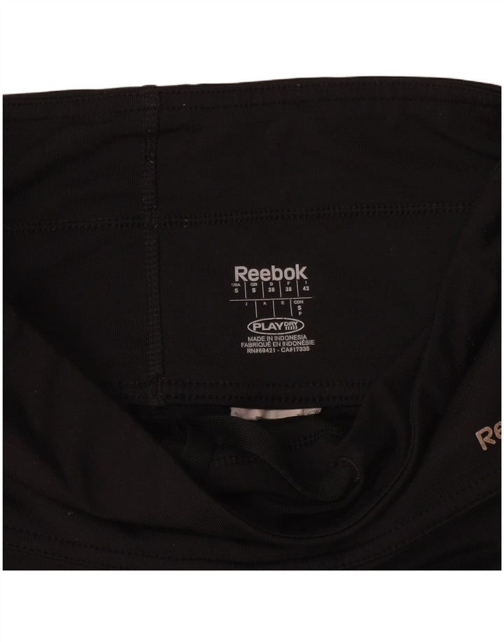 REEBOK Womens Leggings UK 10 Small Black