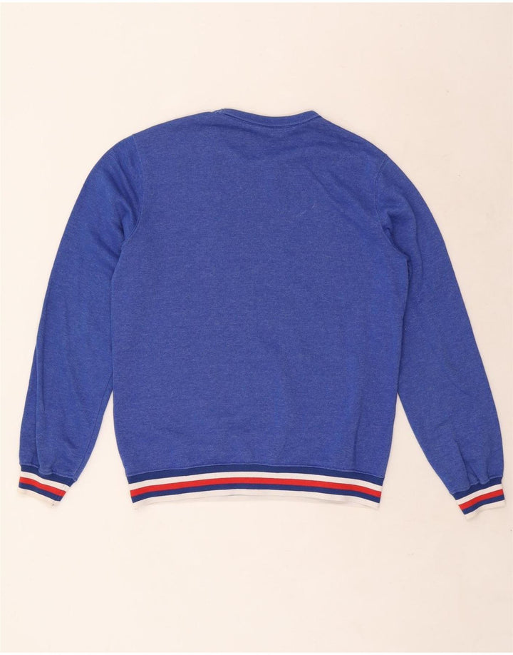 Champion Boys Grafisk Sweatshirt Jumper 13-14 år XL Blå Stribet