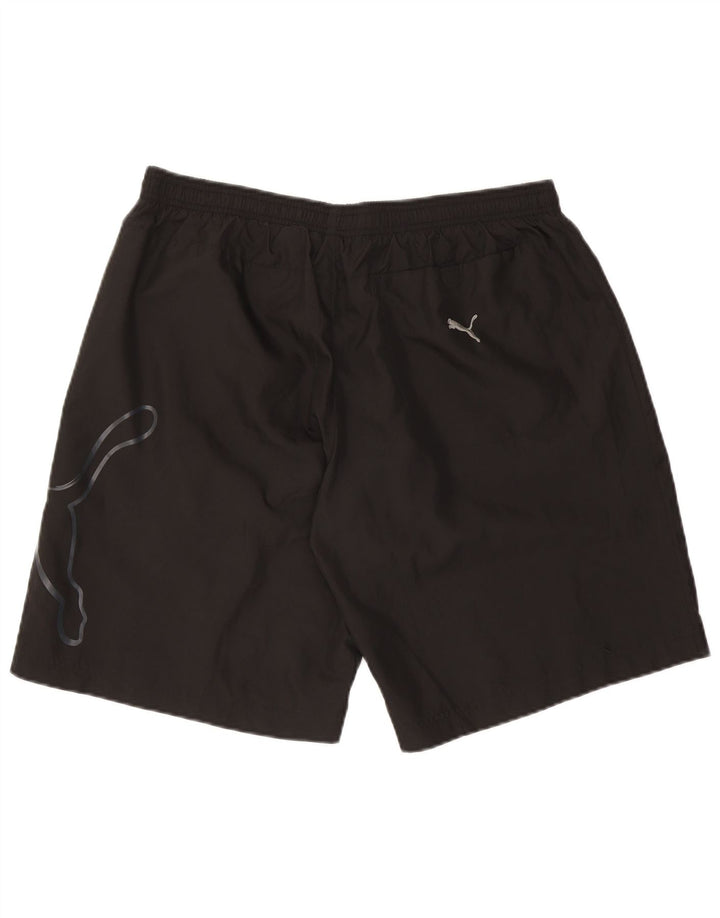 Puma Herre grafiske sportsshorts XL Sort