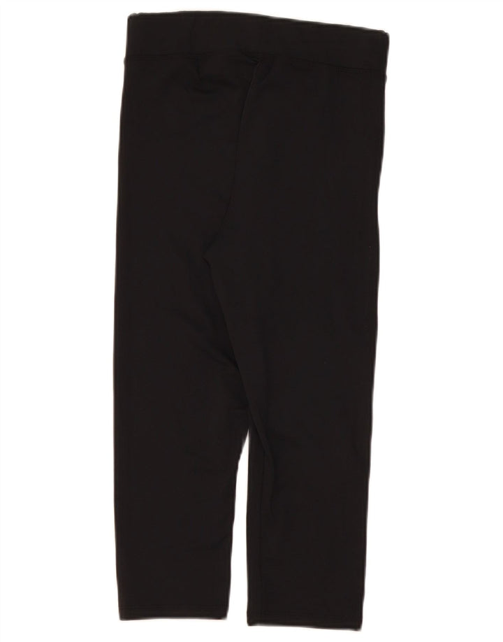 Marks & Spencer Dame Capri High Waist Leggings UK 8 Small Black Polyester