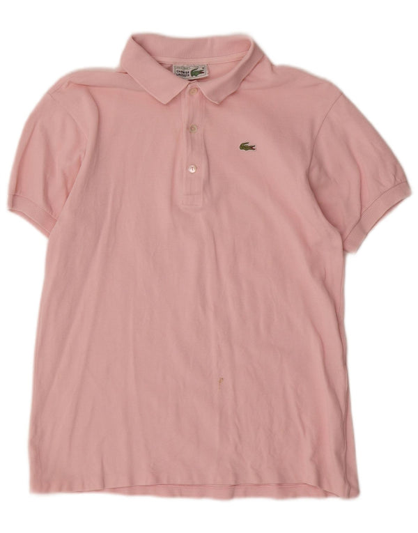 Lacoste Dame Polo Shirt Størrelse 42 Large Pink Bomuld