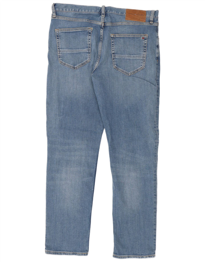 Tommy Hilfiger Herre Denton Straight Jeans W34 L32 Blå