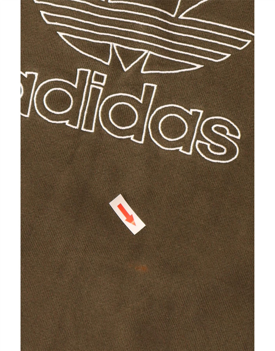 ADIDAS Grafisk sweatshirt til mænd Medium Khaki Bomuld