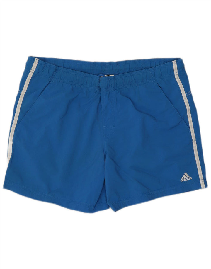 Adidas Badeshorts til mænd mellemblå polyamid