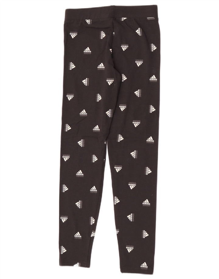 Adidas piger grafiske leggings 13-14 år sort