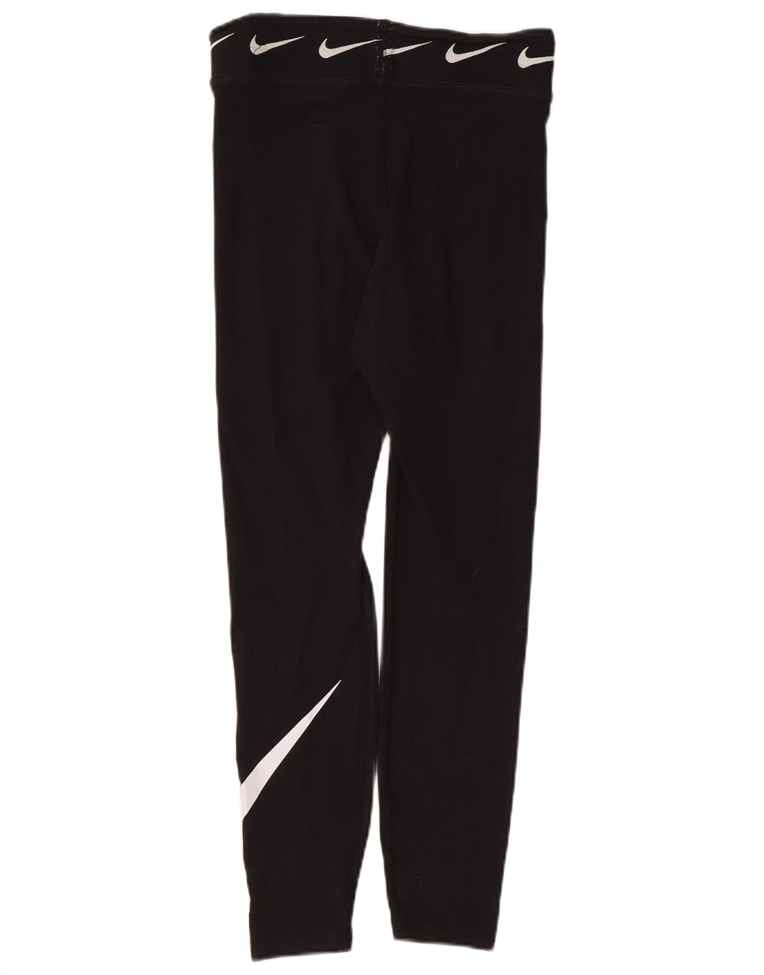 Nike Dame Grafiske Leggings UK 10 Small Black Bomuld