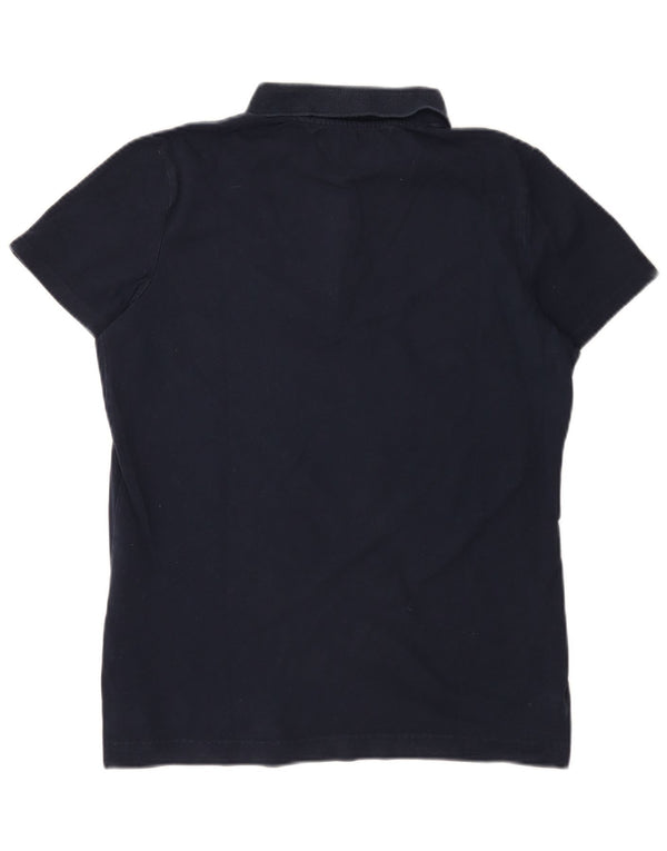 Tommy Hilfiger Dame Klassisk Polo Shirt UK 18 XL Navy Blue Bomuld