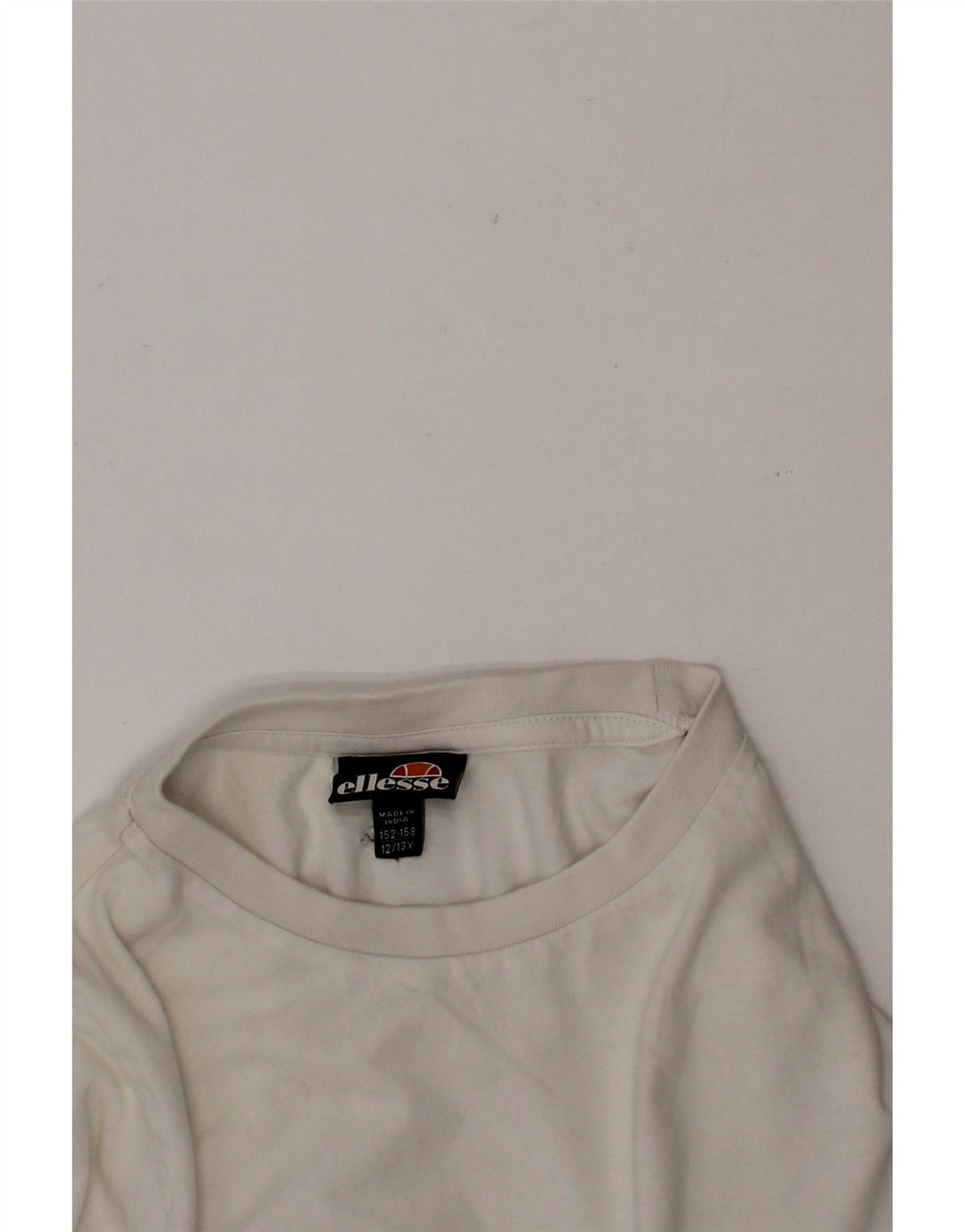 ELLESSE Boys Graphic T-Shirt Top 12-13 Years White Cotton Vintage Ellesse and Second-Hand Ellesse from Messina Hembry 