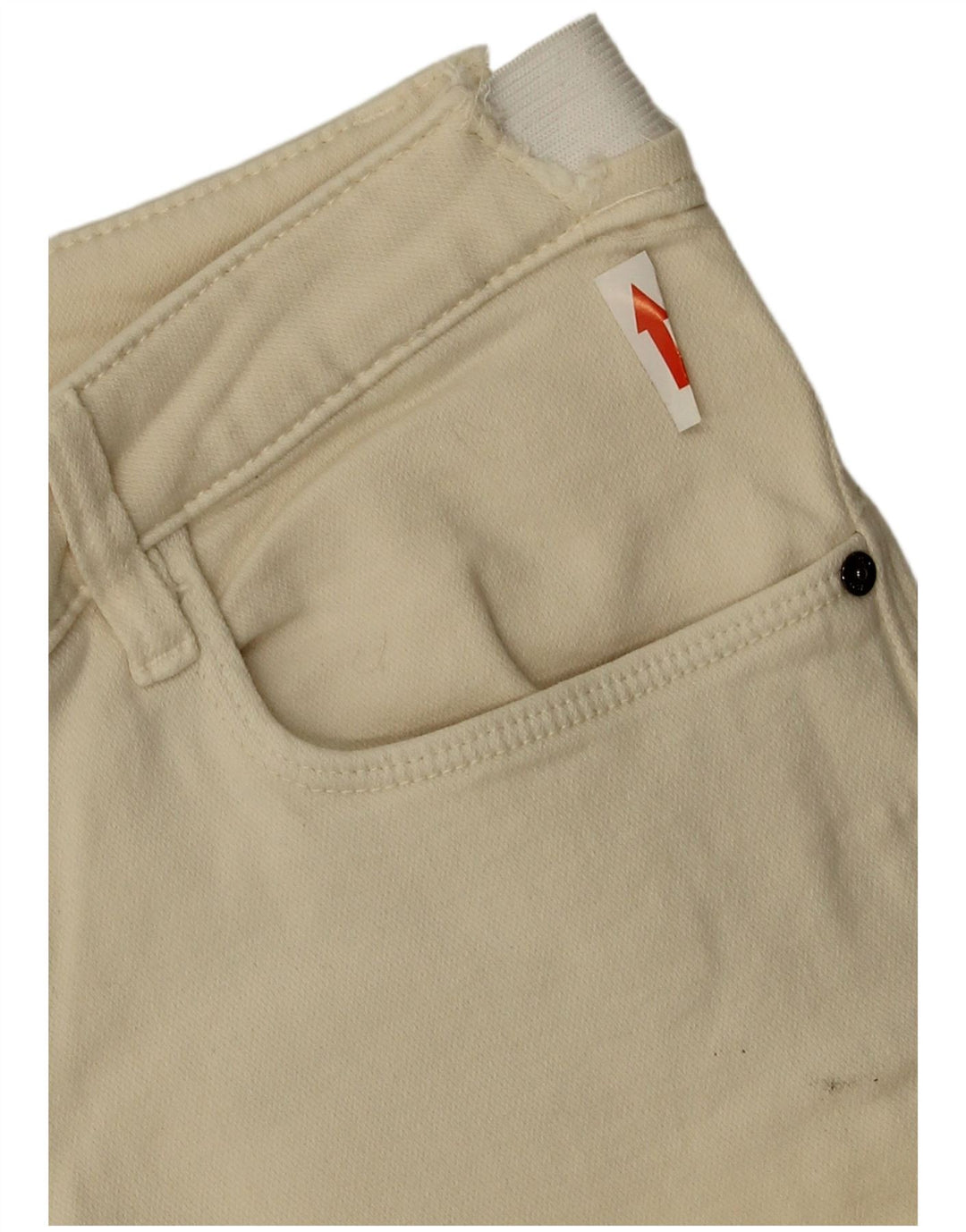 Massimo Dutti Dame Straight Jeans EU 42 Large W32 L28 Beige