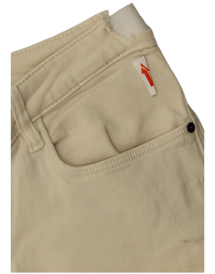Massimo Dutti Dame Straight Jeans EU 42 Large W32 L28 Beige