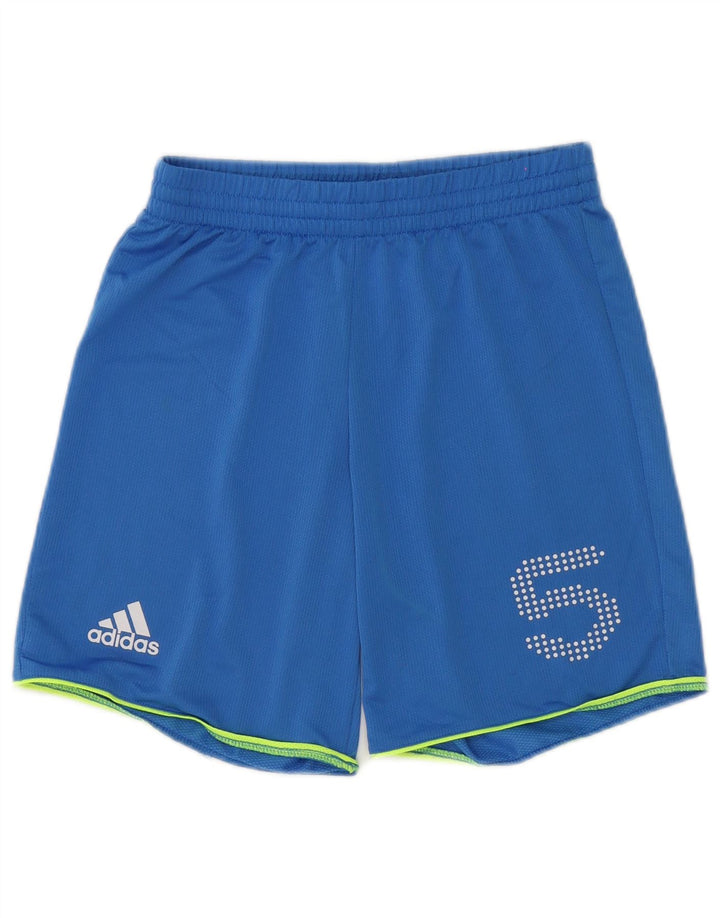 Adidas Herre grafiske sportsshorts Små blå polyester