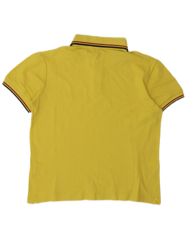 Fred Perry Herre poloshirt Medium gul stribet bomuld