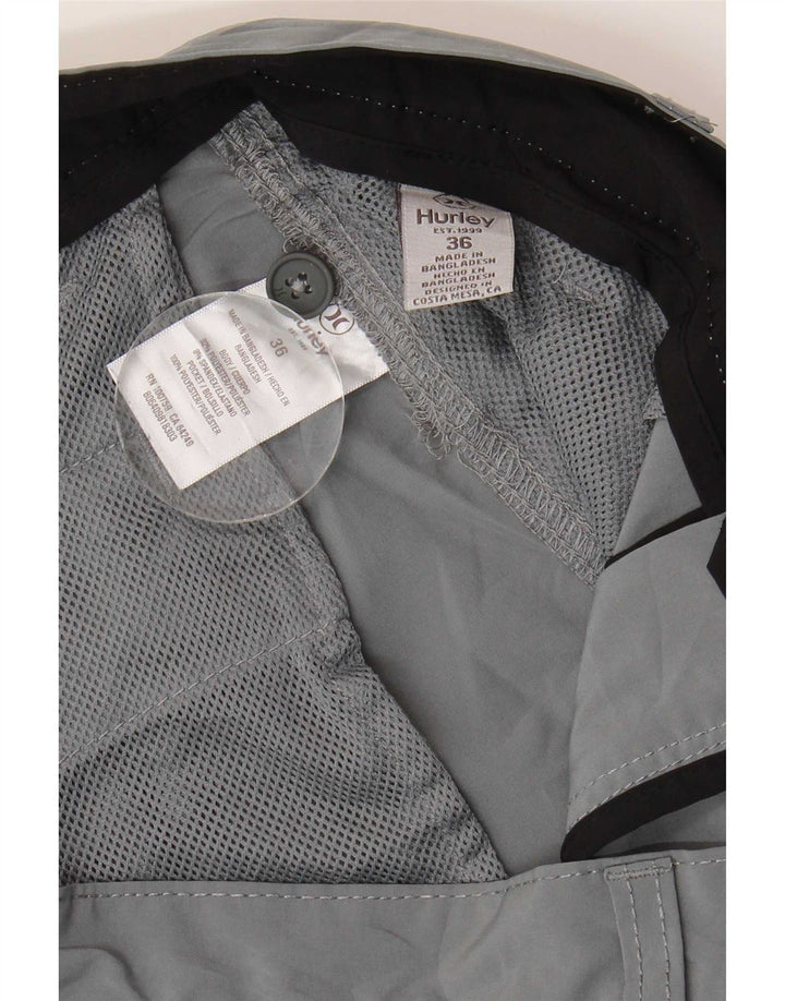 Hurley Herre Chino Shorts W36 Large Grå Polyester