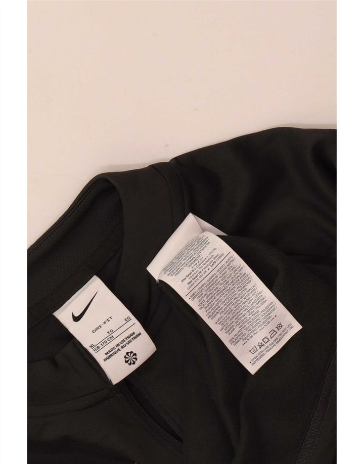Nike Boys Dri Fit Pullover Træningsdragt Top 13-14 år XL Grå Colourblock
