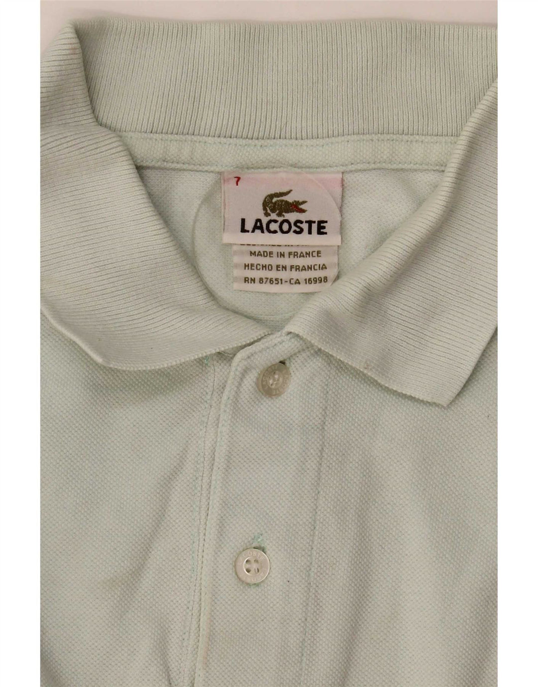 Lacoste Herre Polo Shirt Str. 7 2XL Grøn
