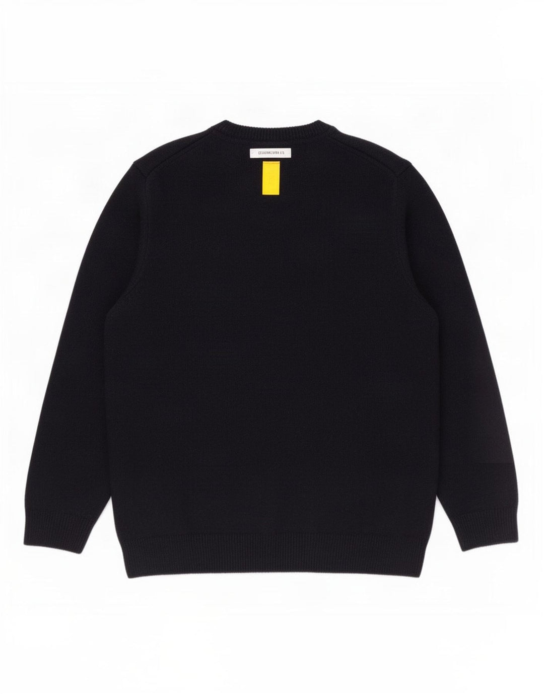 Lyle & Scott Herre sweater med rund hals, stor marineblå uld