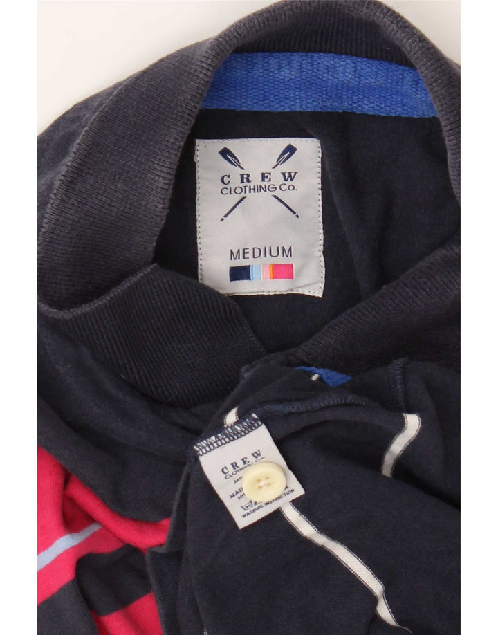 Besætningstøj Herre poloshirt Medium marineblå Colourblock Bomuld