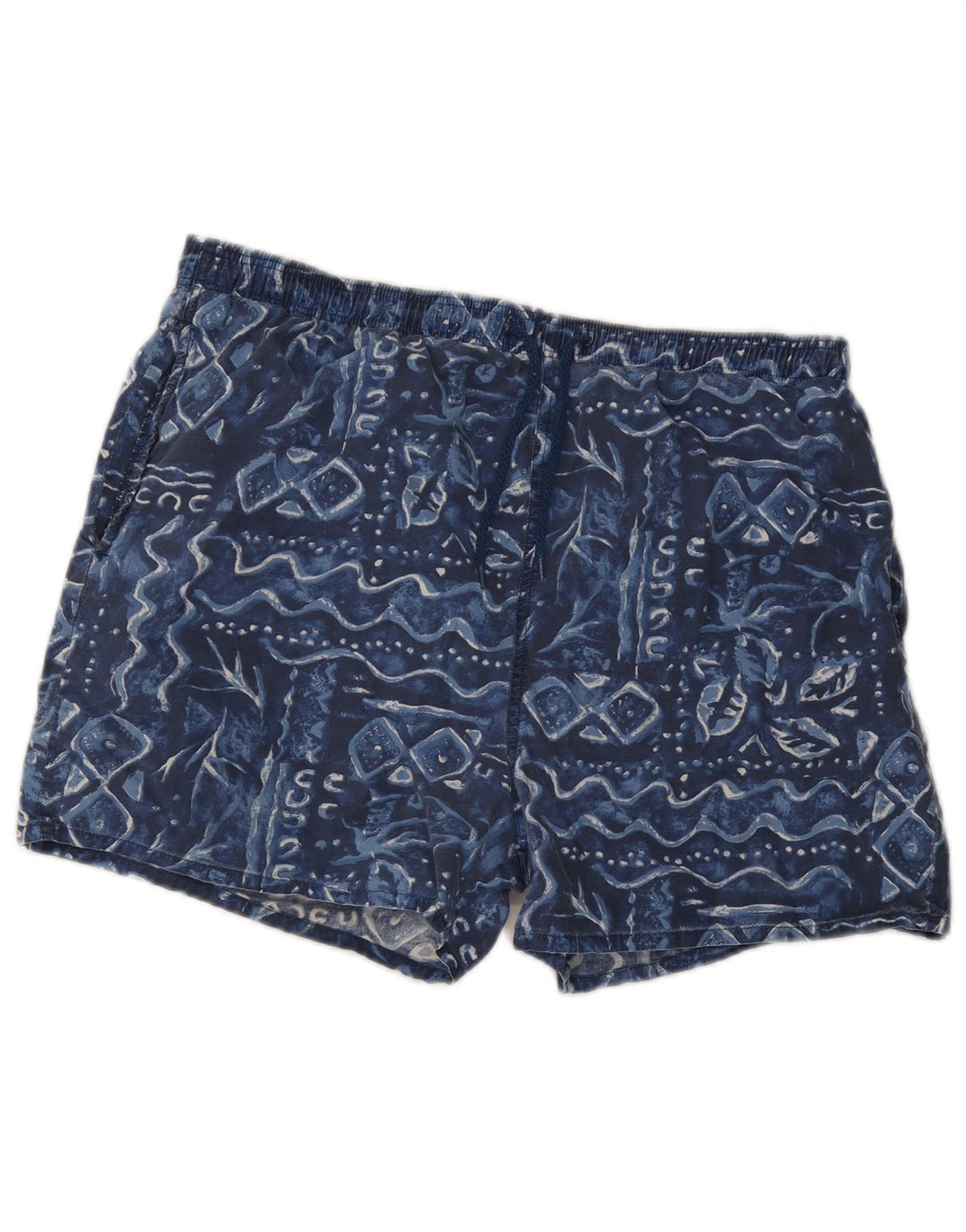 Marks & Spencer Badeshorts til mænd store marineblå geometriske