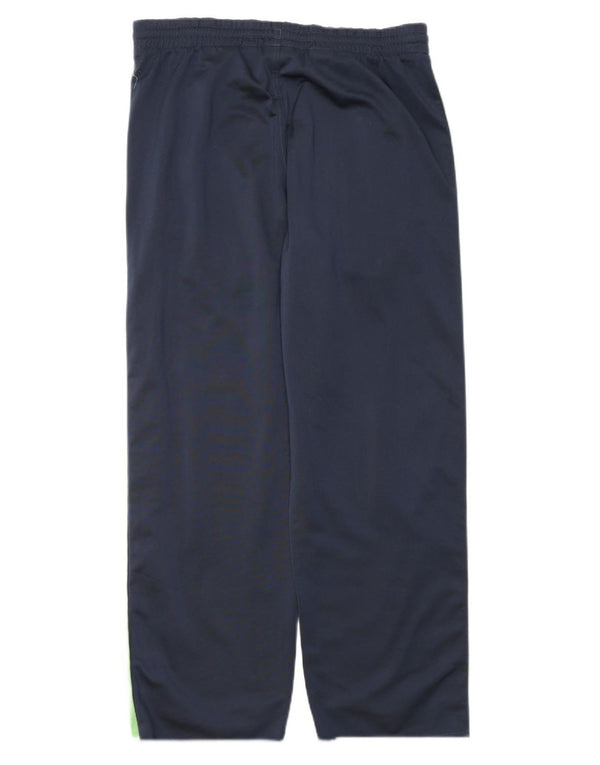 Adidas drenge grafiske træningsdragt bukser 13-14 år marineblå farveblok