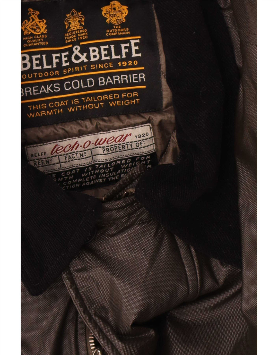Belfe & Herre Utility Jacket UK 44 2XL Sort