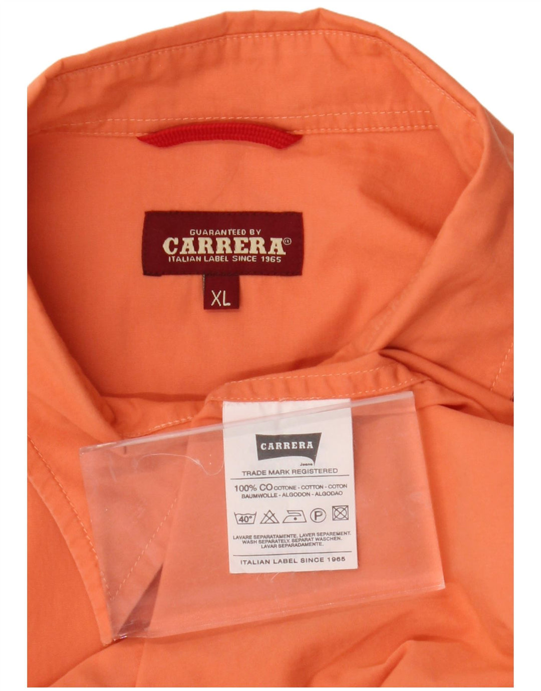 CARRERA Herreskjorte XL Orange Bomuld