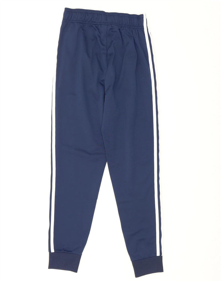 Adidas Drenge Træningsdragt Bukser Joggers 13-14 År Marineblå Polyester