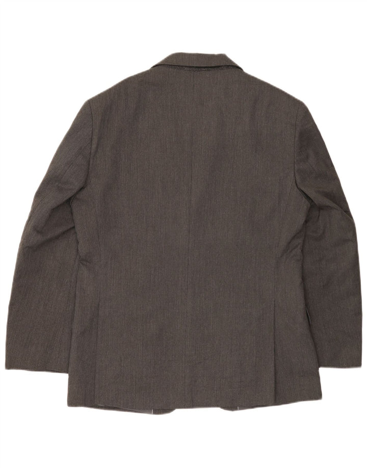 Marks & Spencer Herre Short 2 Button Blazer Jacket UK 38 Medium Grey
