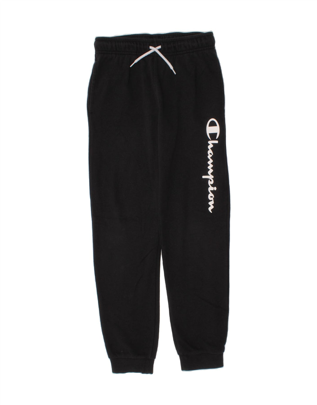 CHAMPION Boys Graphic Tracksuit Trousers Joggers 9-10 Years Medium  Black Vintage Champion and Second-Hand Champion from Messina Hembry 