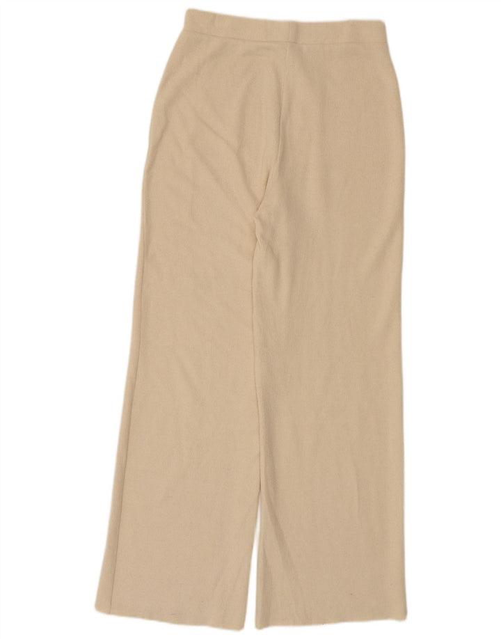 Zara Træningsdragtsbukser til kvinder UK 12 Medium Beige Polyester