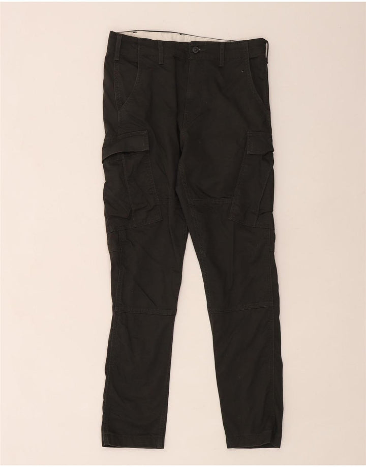 Levi's Herre Slim Fit Cargo Bukser W30 L30 Sort Bomuld