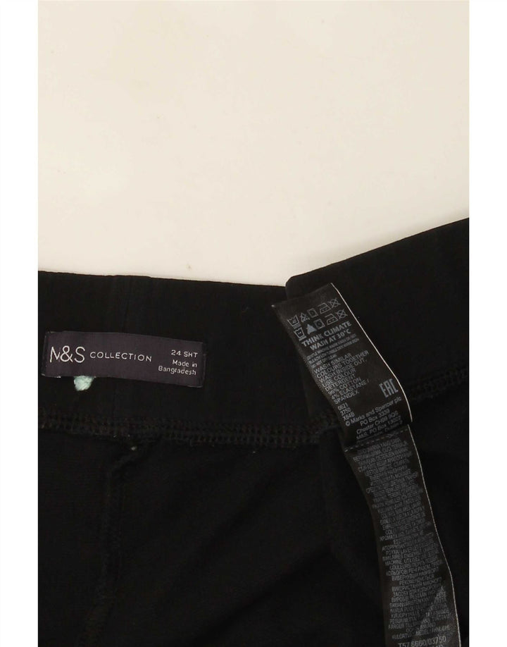 Zara Dame Leggings UK 24 4XL Sort Bomuld