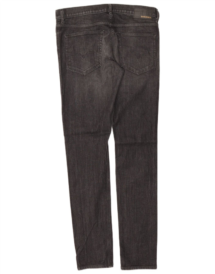 Diesel Herre D-Luster Slim Jeans W30 L32 Sort Bomuld