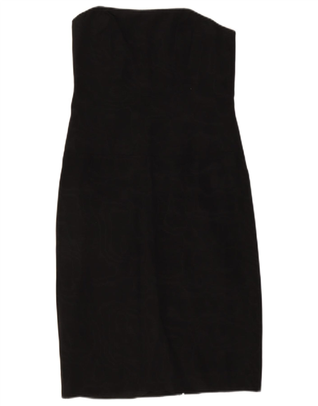 Intrend Dame Stropløs Kjole UK 8 Small Black Acetate