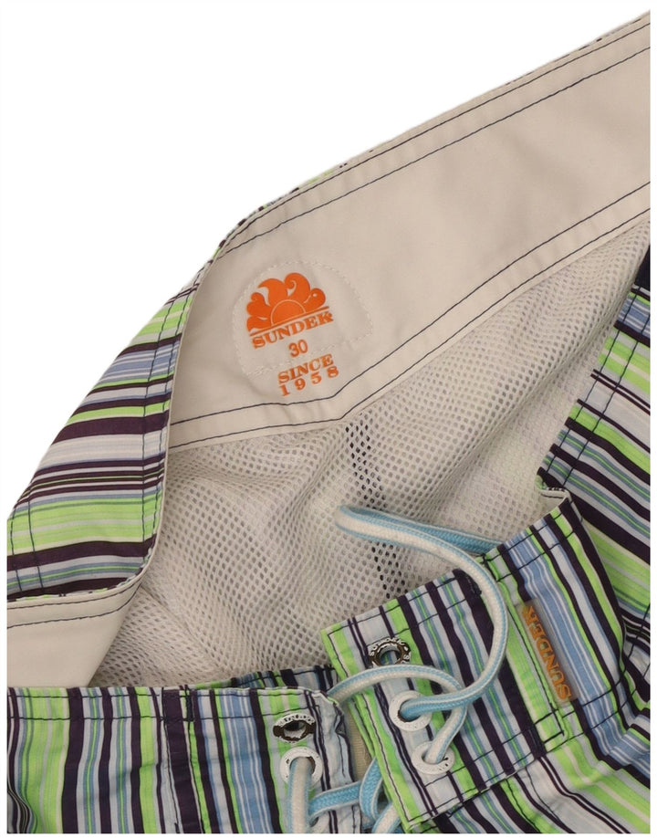 Sundek Herre badeshorts Medium Flerfarvet Stribet