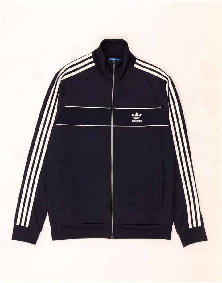Adidas Træningsdragt til mænd Topjakke Medium Navyblå Bomuld
